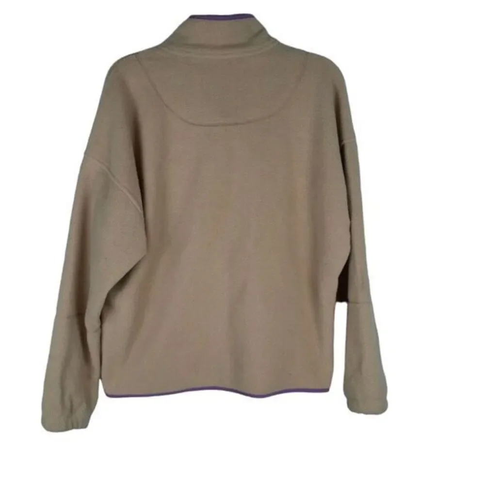 ⭐️Wild Fable Women's Snap‎ Front Faux Fur Sherpa Jacket Nude Casual Outerwear XL
